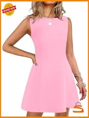 Elegant Boat Neck Sleeveless Mini Cocktail Dress A-Line Summer Party